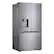 Angle. LG - Counter-Depth MAX 23.7 Cu. Ft. 3-Door Smart French Door Refrigerator with Zero Clearance Hinge System - PrintProof Stainless Steel Look.