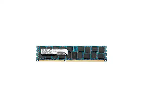 - BLACK DIAMOND
- 8GB DDR3 RDIMM
- BD8G1068MT16
- CAUTION
- REMOVAL WILL VOID WARRANTY
