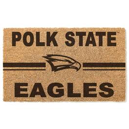 Jardine - Polk State College Eagles 18" x 30" Team Logo Doormat - Brown