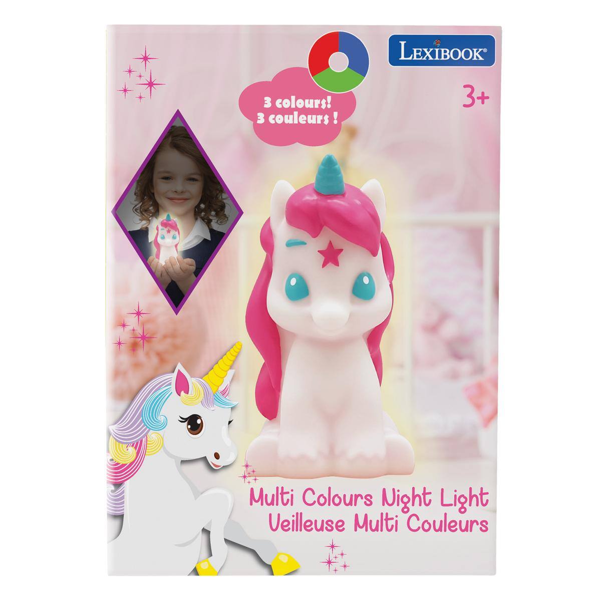 LEXIBOOK 3 colours! 3 couleurs! 3+ Multi Colours Night Light Veilleuse Multi Couleurs