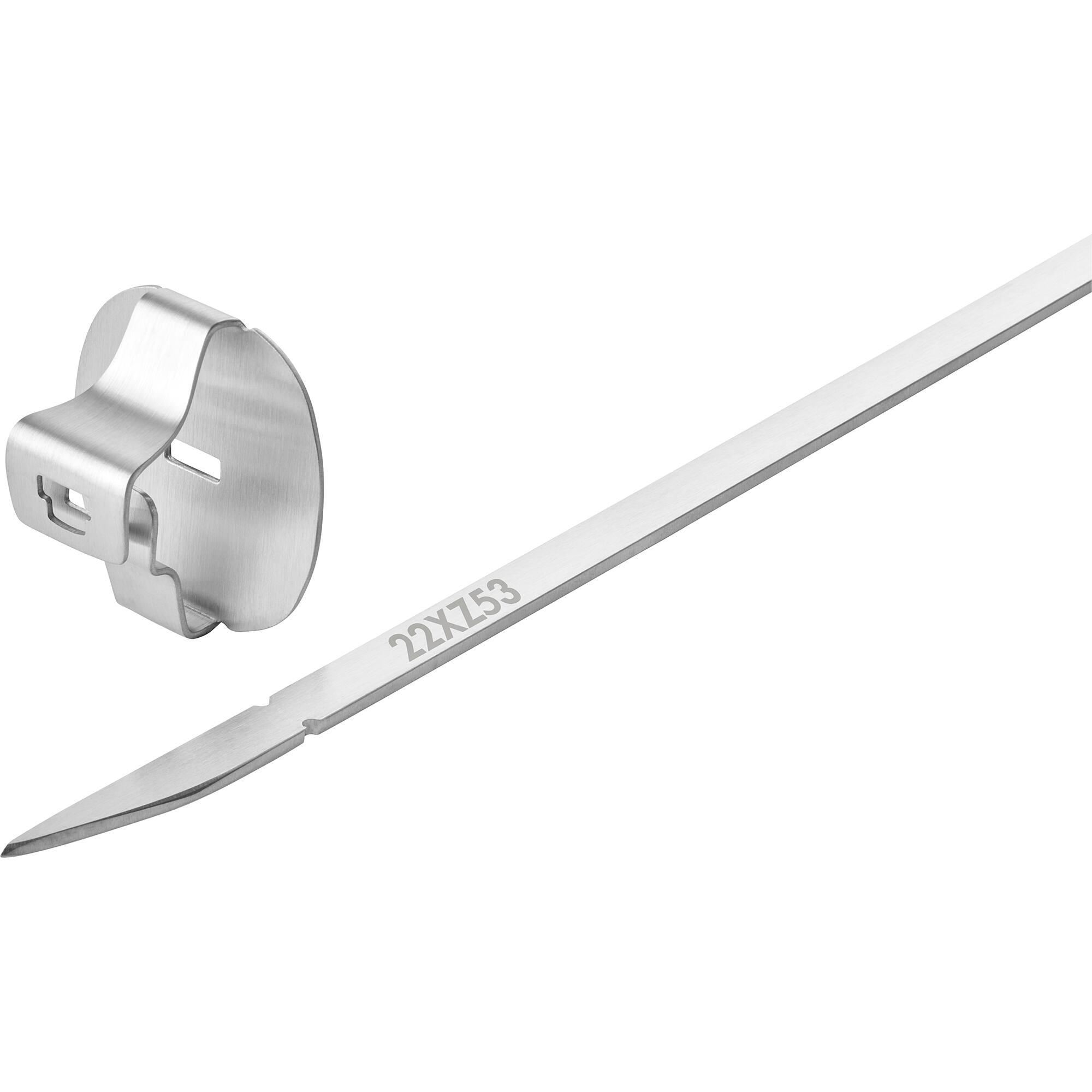 Alt View 2. ZWILLING - ZWILLING BBQ+ 5-pc Stainless Steel Skewer Set - Stainless Steel.
