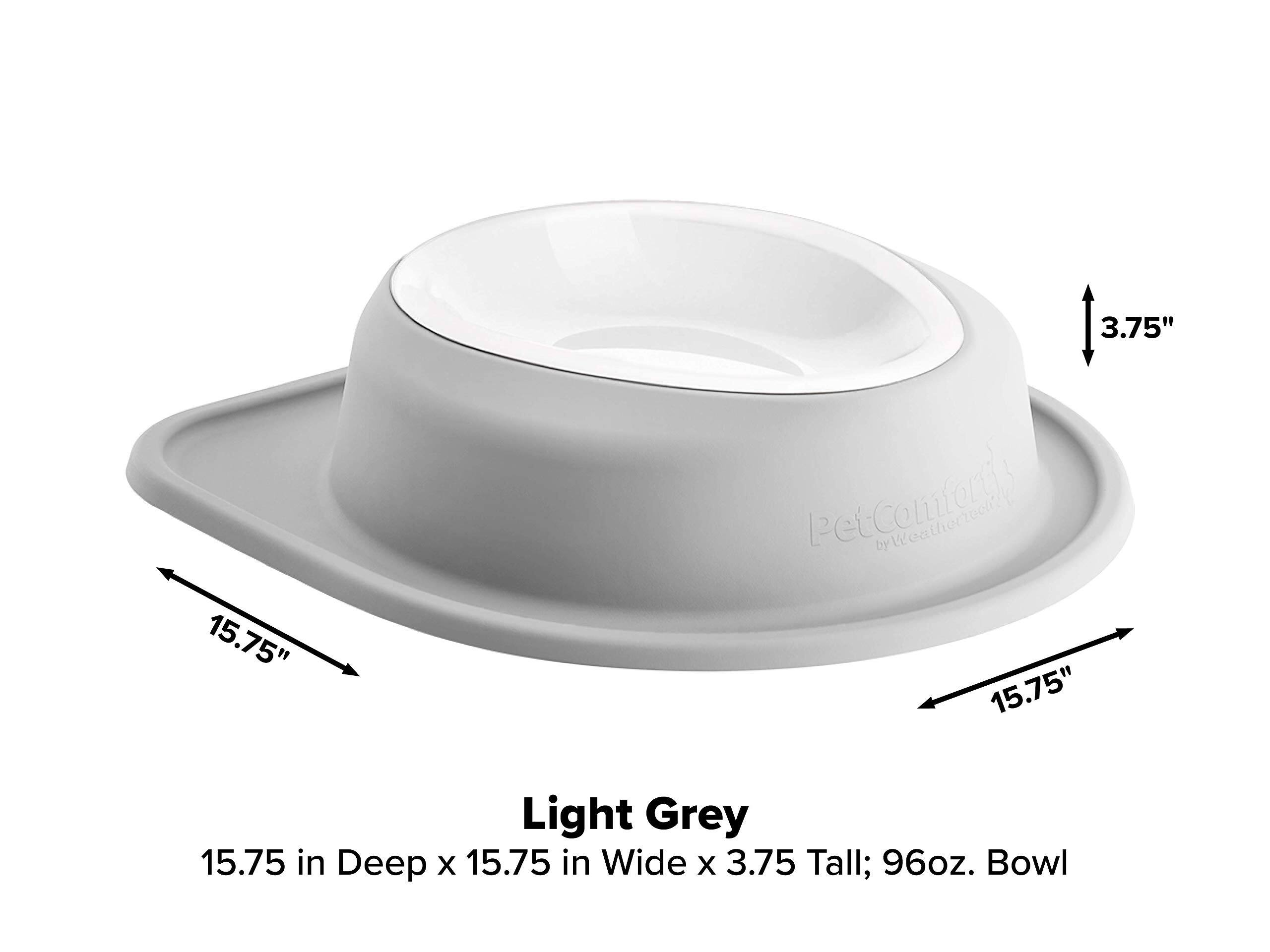 3.75"  
15.75"  
PetComforti by Weathericoli 15.75"  
Light Grey 15.75 in Deep x 15.75 in Wide x 3.75 Tall; 96oz. Bowl