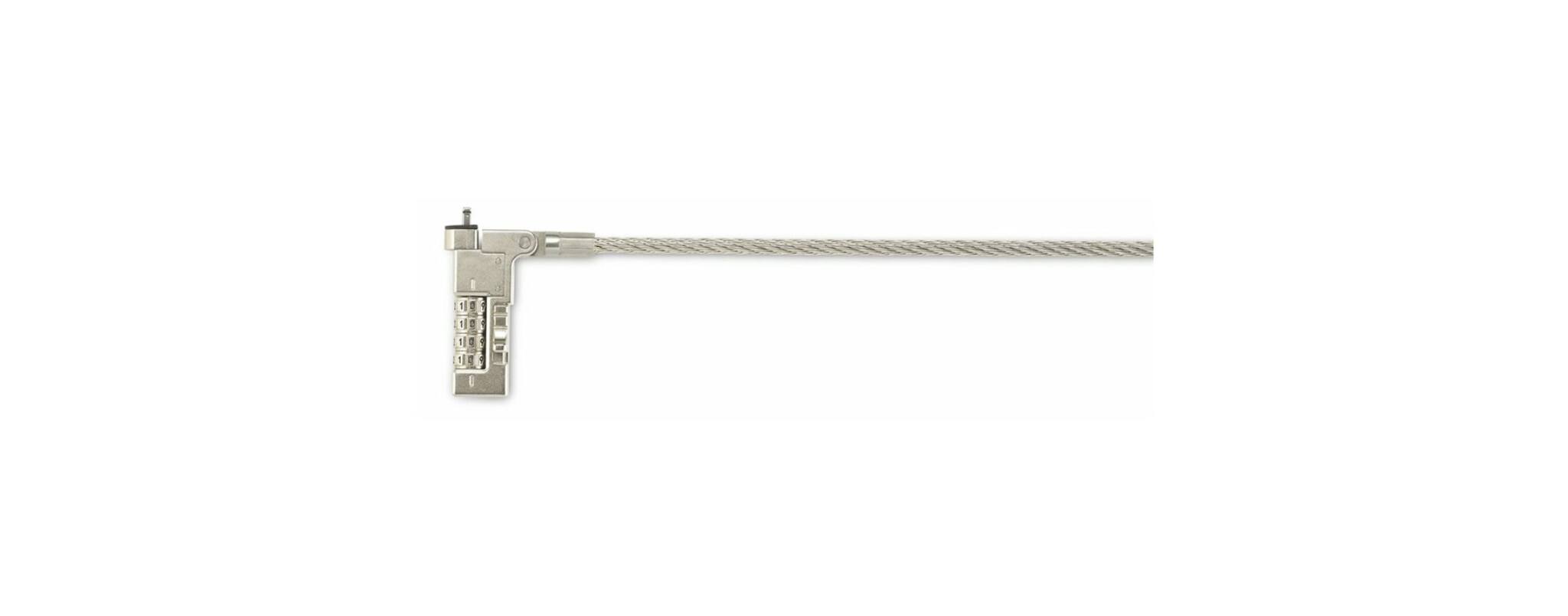 Left. Kensington - Kensington Slim NanoSaver 2.0 EQ Combination Laptop Lock - Serialized Single-Pack - 5.91 ft Cable - Serialized - 4-digit.