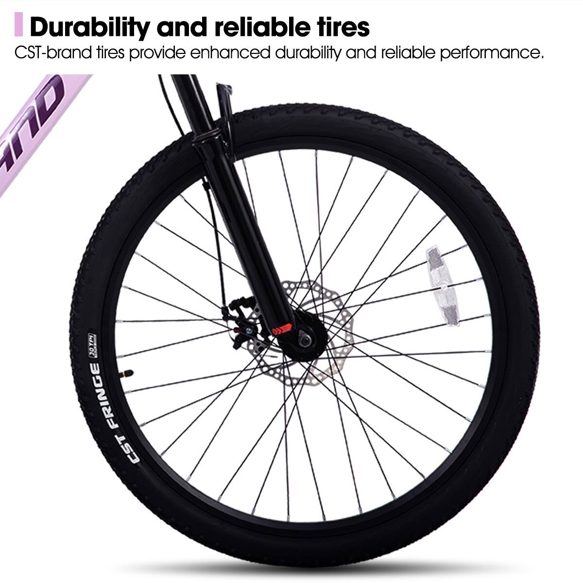 Durability and reliable tires  
CST-brand tires provide enhanced durability and reliable performance.