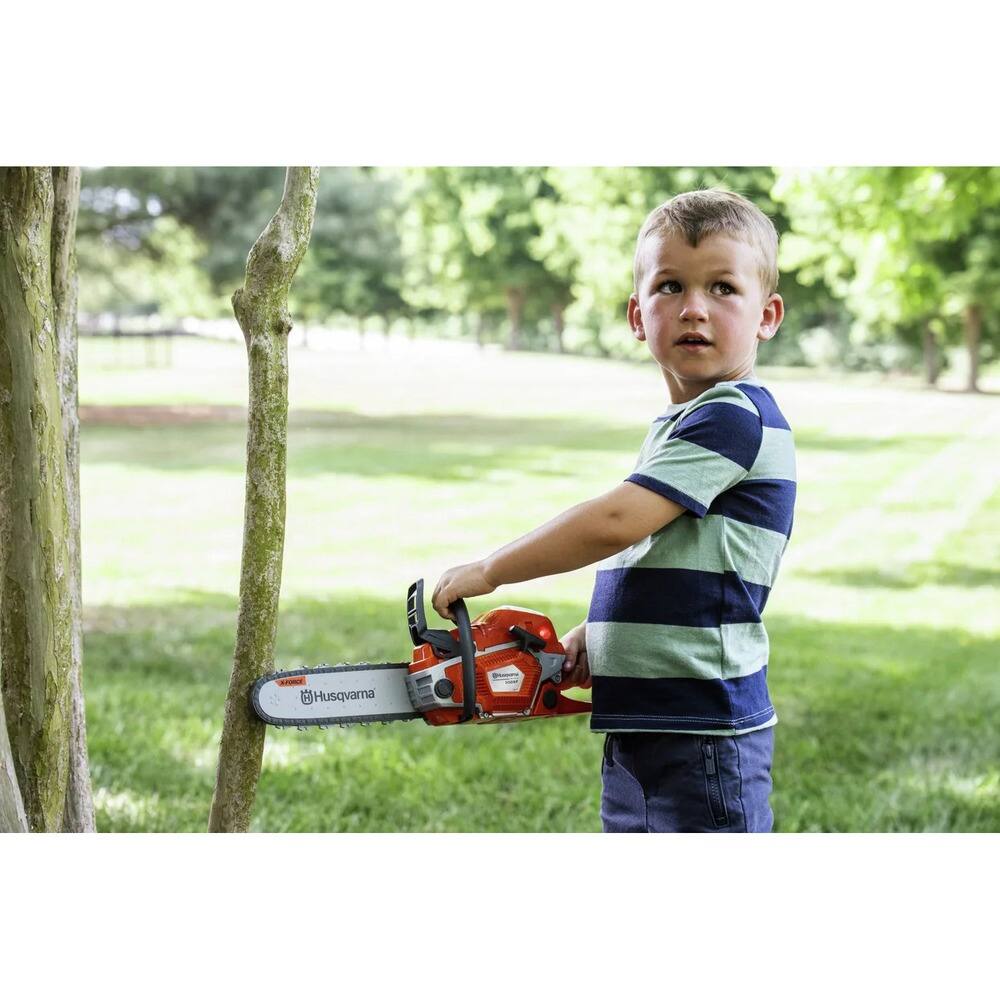 Alt View 1. Husqvarna - 550XP Toy Chainsaw with (3) AA Batteries.