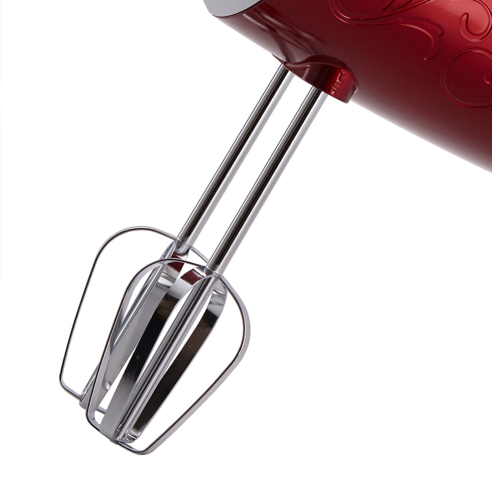 Alt View 1. Brentwood - Brentwood 5 Speed Hand Mixer- Red - Red.