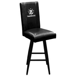 DreamSeat - 76ers GC Logo Swivel Bar Stool 2000 - Black