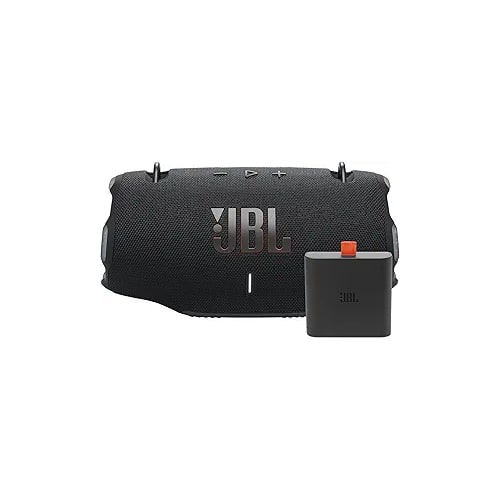 JBL - Xtreme 4 Bluetooth Speaker Bundle with Shoulder Strap and Additional Battery 400 - Black