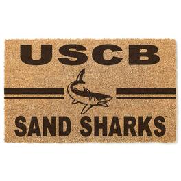 Jardine - South Carolina Beaufort Sand Sharks 18" x 30" Team Logo Doormat - Brown