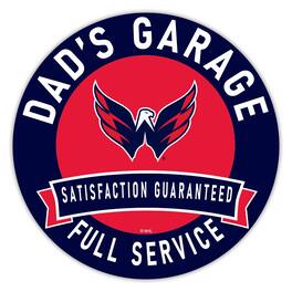 Fan Creations - Washington Capitals 16" Dad's Garage Wood Sign - Multicolor