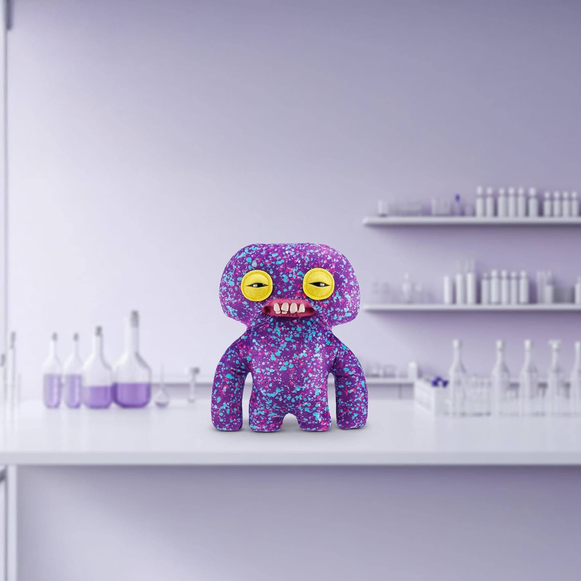 Alt View 3. ZURU - Fugglers Laboratory Misfits 9 Inch Plush | Squidge - Purple.