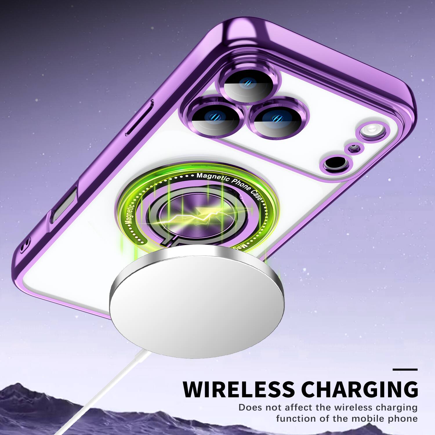 Magnetic Phone Case Mag

WIRELESS CHARGING
Does not affect the wireless charging function of the mobile phone