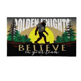 Evergreen Enterprises - Vegas Golden Knights 28" x 16" Bigfoot Believe in Your Team Turf Door Mat - Multicolor