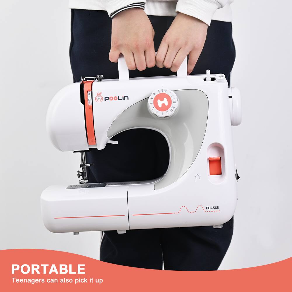 Poolin EOC565 Mechanical Sewing Machine, 27 Stitch Applications ...