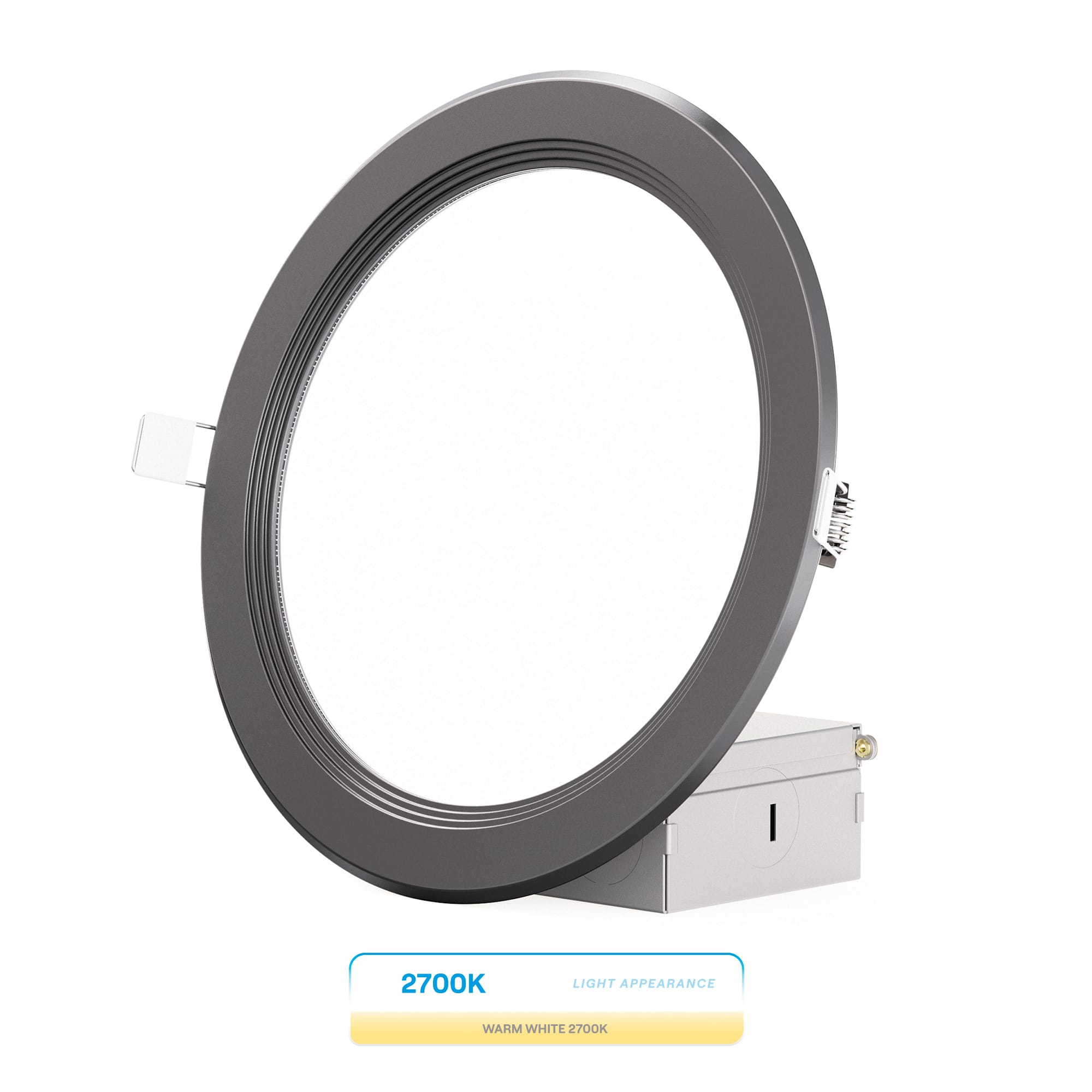 Infibrite - 6 In. Ultra-Thin Recessed LED Downlight 12W 1050LM Soft white Wet Rated, Triac Dimmable Trim 6-Pack - Black price history on PriceWatchPro