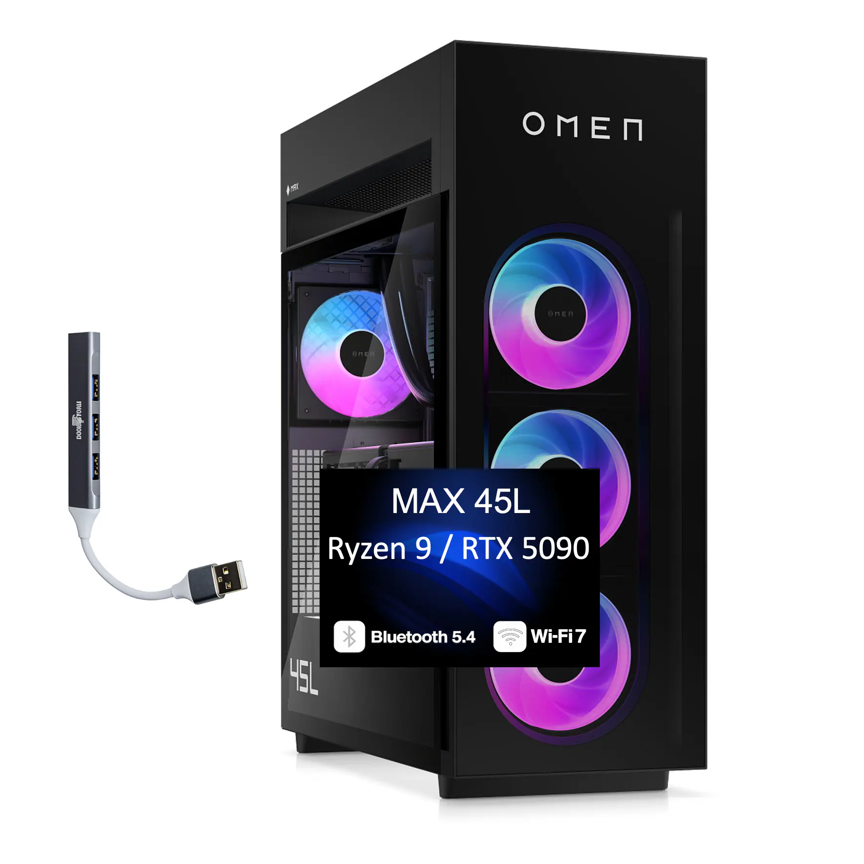 MAX 45L Ryzen 9 / RTX 5090 Bluetooth 5.4 Wi-Fi 7