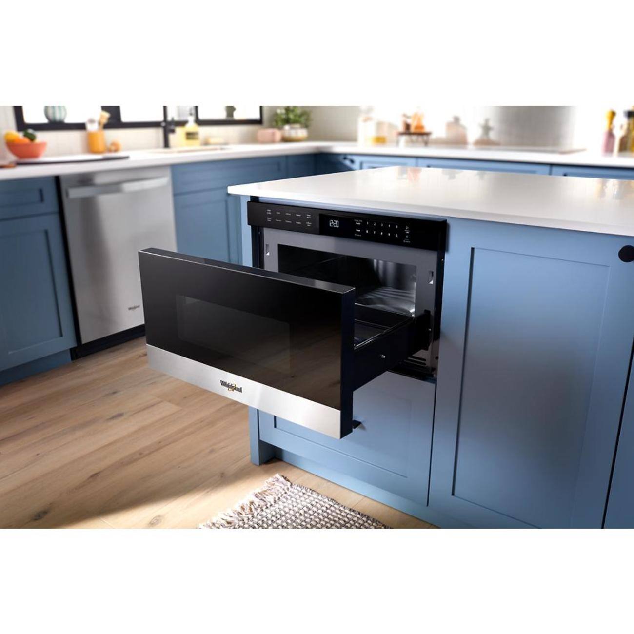 Alt View 10. Whirlpool - 24-inch Built-in Microwave Drawer with Sensor Cooking - Stainless Steel.