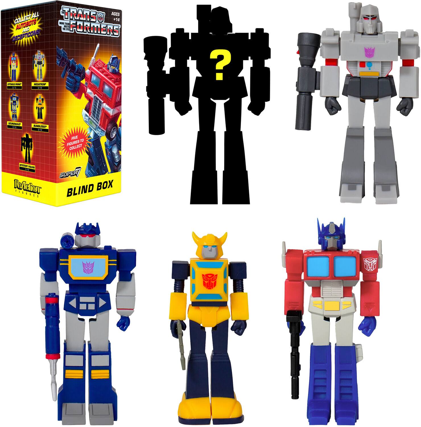 Transformers - ReAction Figure Blind Box Wv1 - 12pc PDQ - COLLECTIBLES