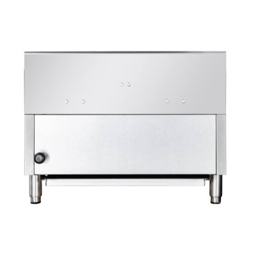 Alt View 9. Koolmore - 24 in. Commercial Four-Burner Step Up Range, 104000 BTU in Stainless-Steel (KM-CRSU-24) - Silver.
