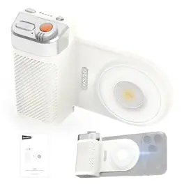 Neewer - MagSafe Phone Grip w/ Flash & Fill Light, CRI97+ - White