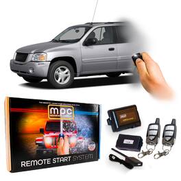 MPC - 1-Button Remote Start Kit For 2002-2008 GMC Envoy - Prewired - Black