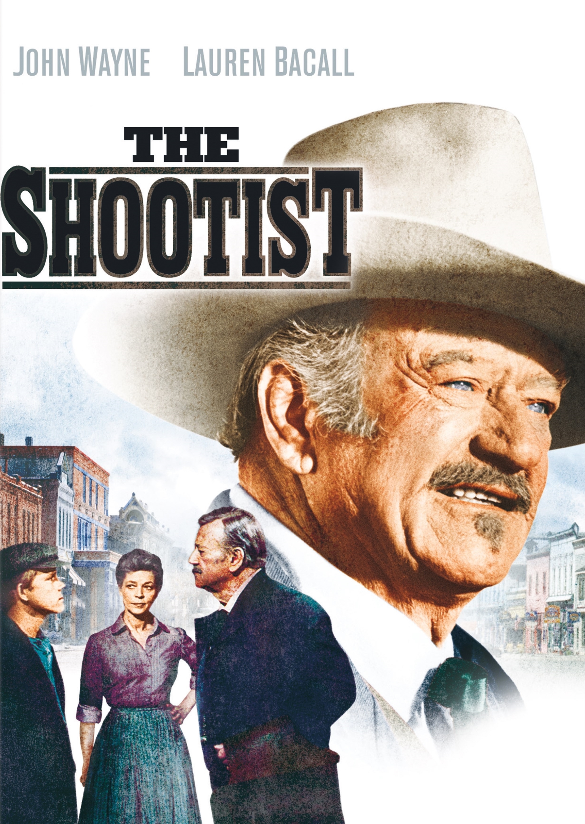 1976 John Wayne Lauren Bacall movie poster print The Shootist 