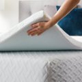 Alt View 11. Lucid Comfort Collection - 3" King Gel Memory Foam Topper with Cover - White.