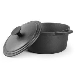 Commercial Chef - 3.4 Quart Dutch Oven - Black