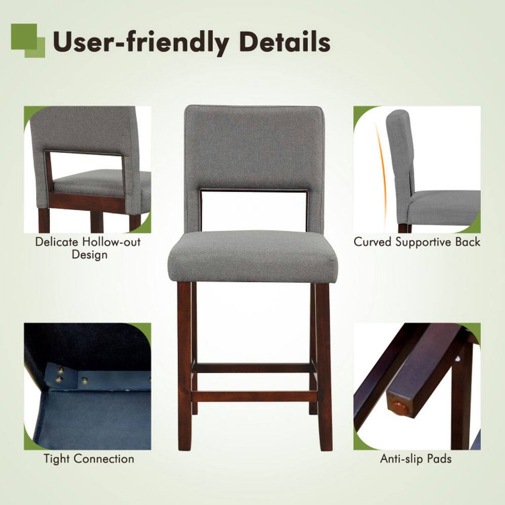 User-friendly Details

- Delicate Hollow-out Design
- Curved Supportive Back
- Tight Connection
- Anti-slip Pads