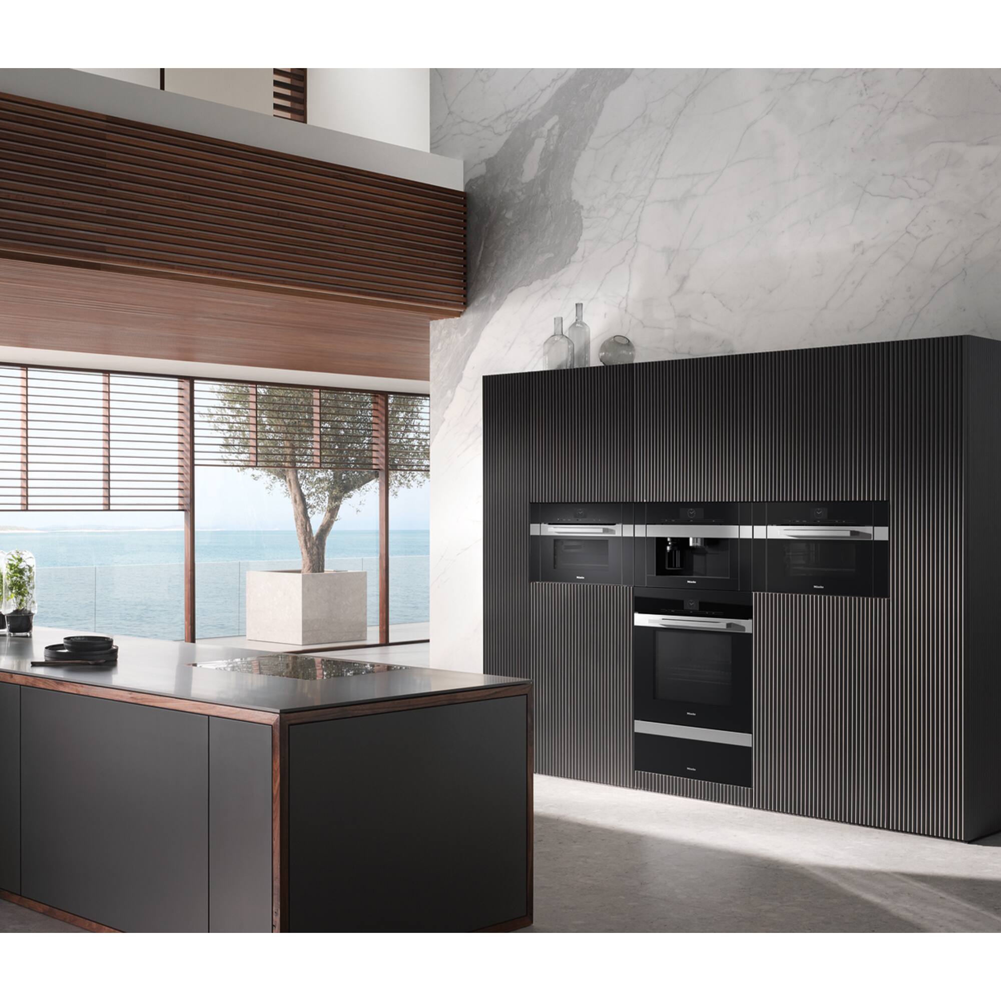 Alt View 12. Miele - DGC 7840 AM XL  24" MTouch Controls  PureLine Compact Combi-Steam Oven - Clean Touch Steel.