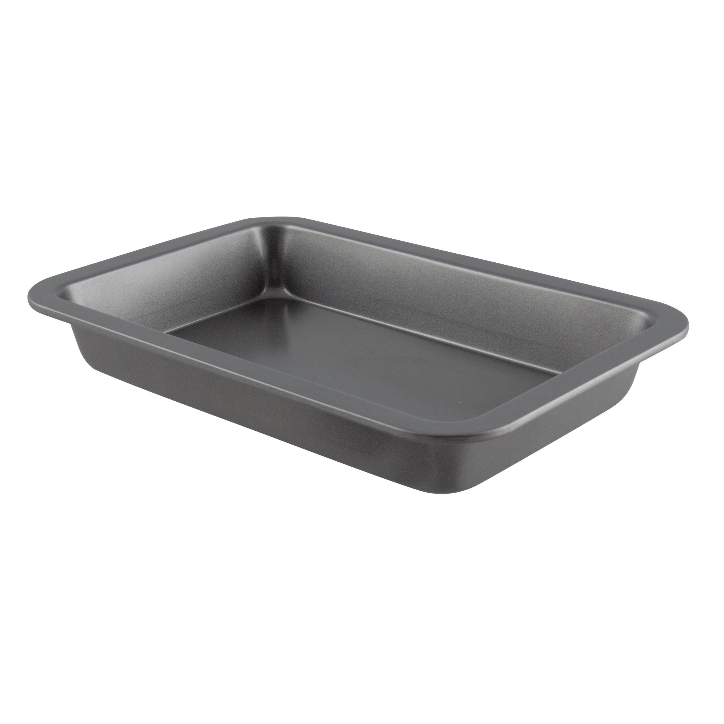 Front. Range Kleen - Range Kleen B12BB Nonstick Biscuit & Brownie Pan, 9.875 x 6.375 Inch - Alluring grey color.
