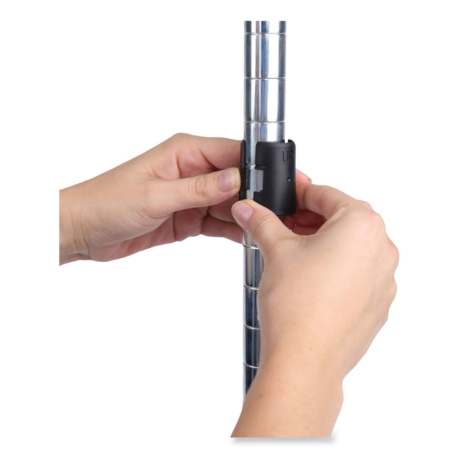 Back. Alera - Industrial Wire Shelving Extra Wire Shelves, 48w X 18d, Silver, 2 Shelves/carton - Silver.