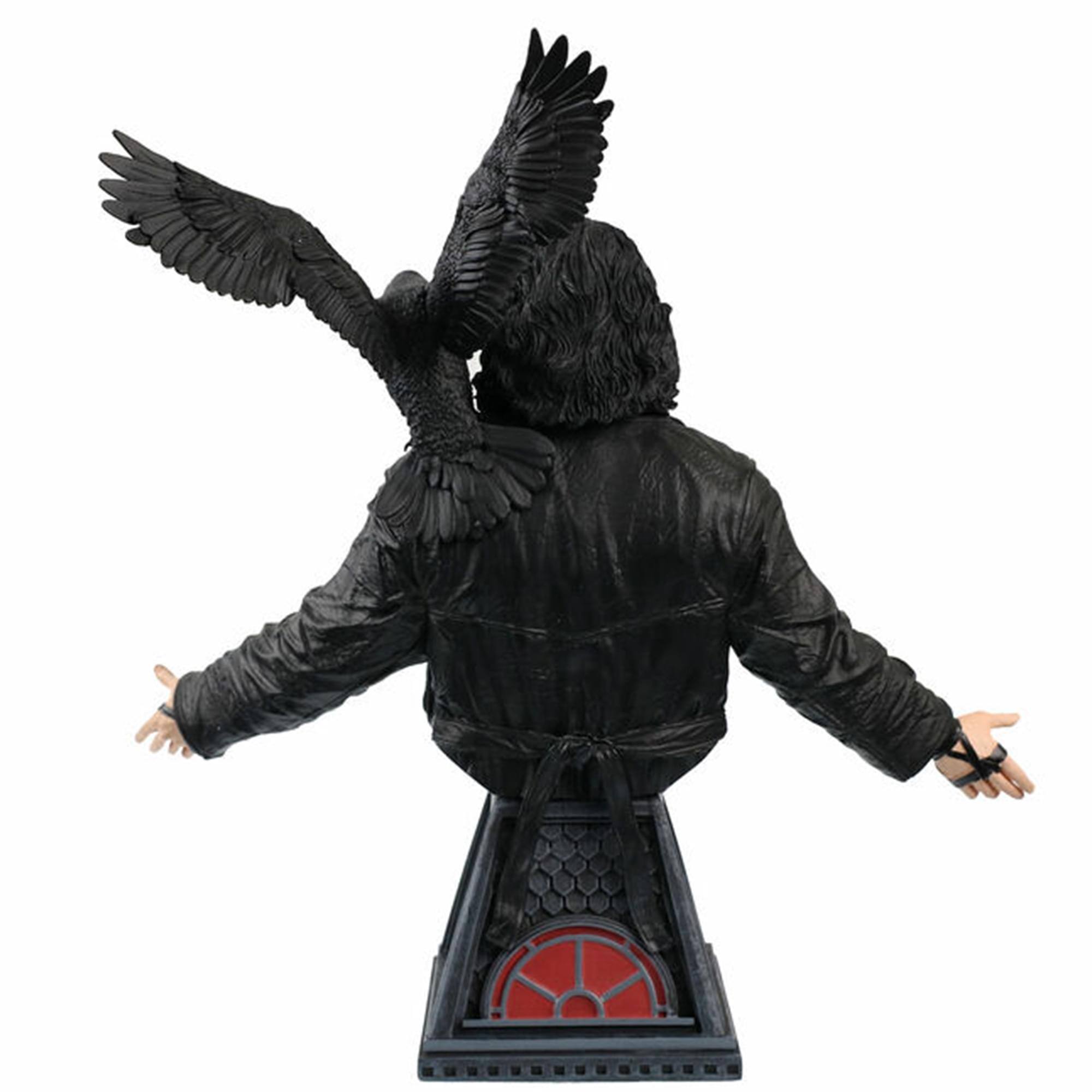 Alt View 3. Diamond Select Toys - The Crow Eric Draven 6 Inch Resin Bust - Black.
