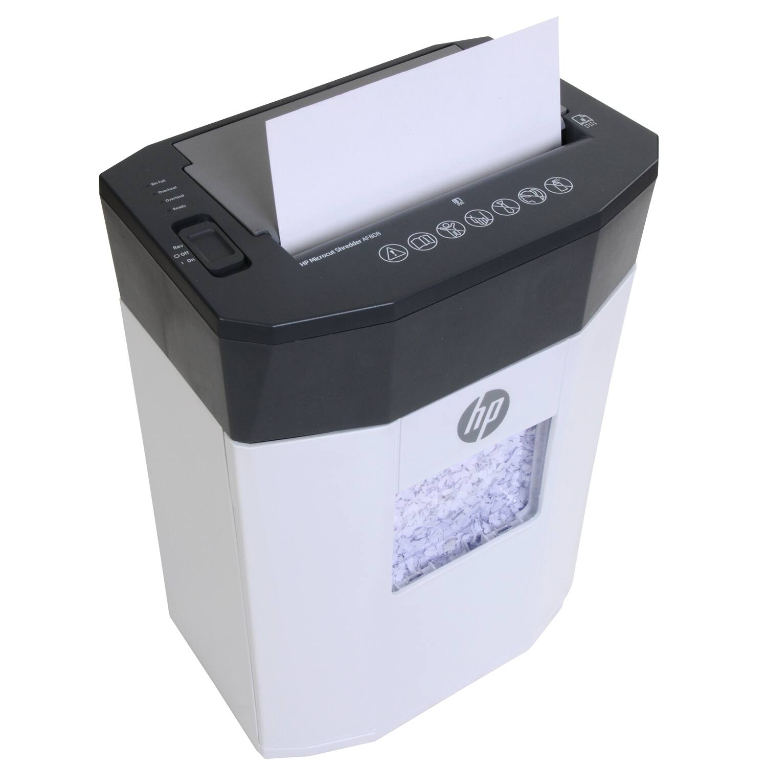 Alt View 11. HP - 9 Sheet Microcut Paper Shredder.