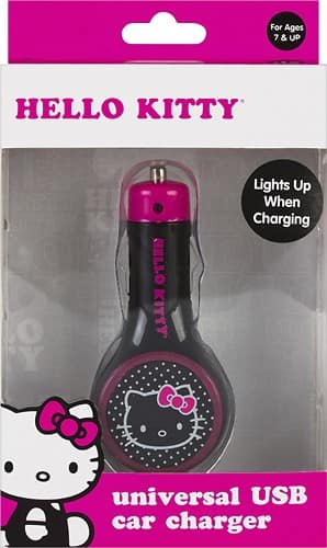 Alt View Standard 4. Hello Kitty - Vehicle Charger.