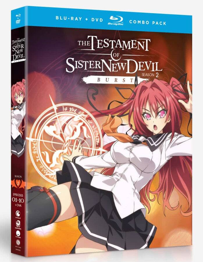 Alt View 1. The Testament Of Sister New Devil Burst: Season Two + Ova   - BLU-RAY.