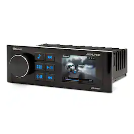 Alpine - UTE-MN801 Marine Head Unit with NMEA 2000 Compatibility - Black