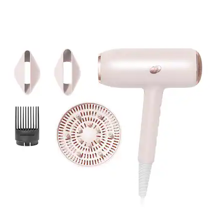 Front. T3 - T3 Featherweight StyleMax Hair Dryer, Satin Blush - Satin Blush.