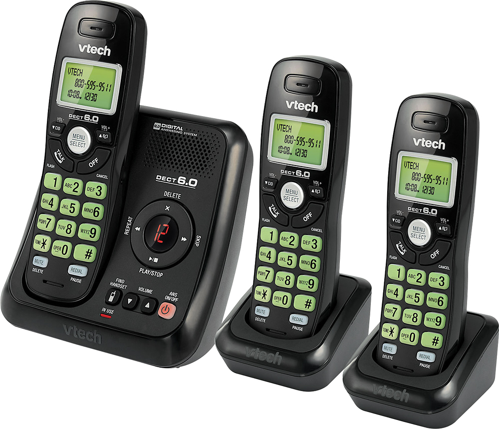 Best Buy: VTech CS6120-31 DECT 6.0 Cordless Phone with Digital