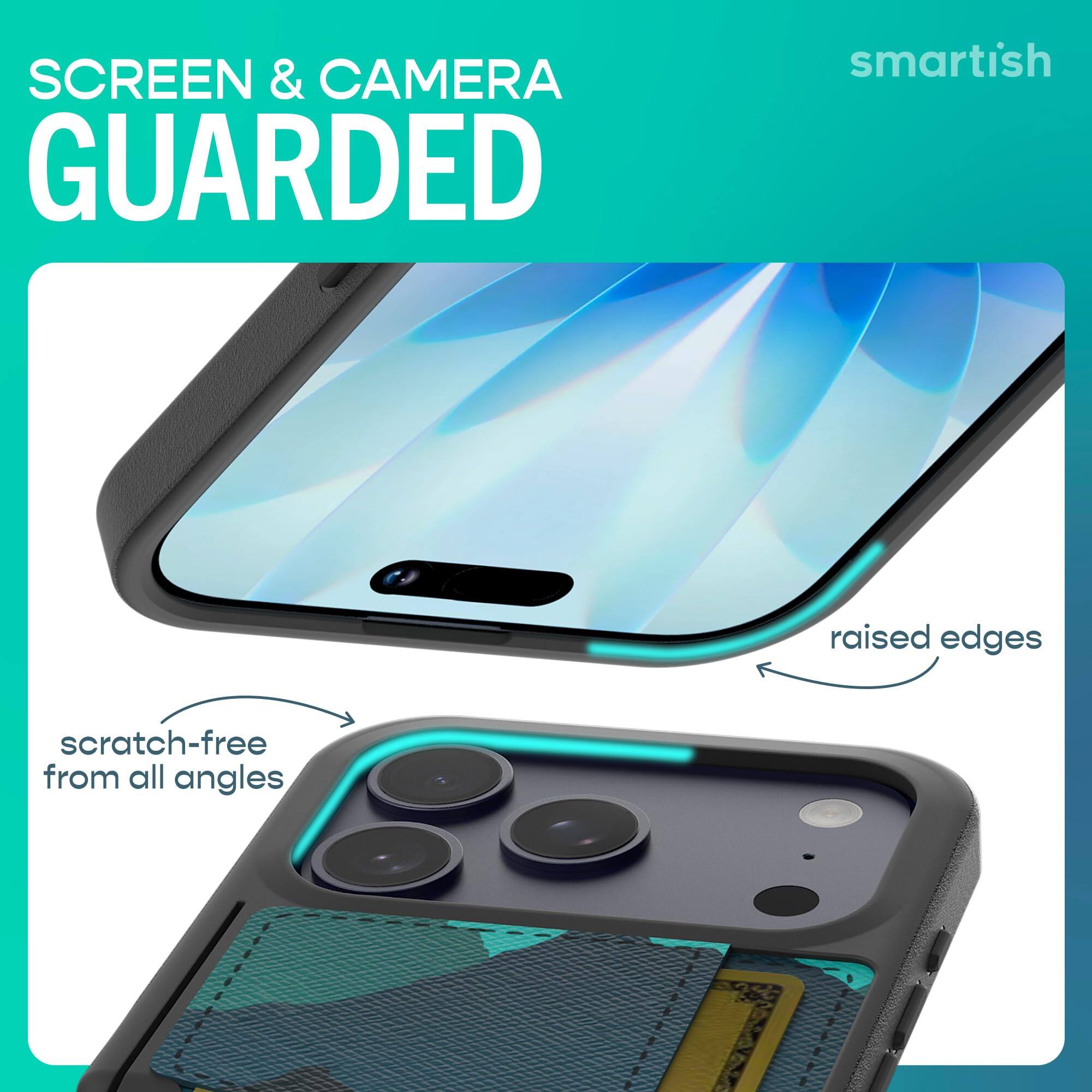 SCREEN & CAMERA GUARDED

smartish

raised edges

scratch-free from all angles