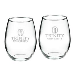 Jardine - Trinity Tigers 21oz. 2-Piece Stemless Wine Glass Set - Multicolor