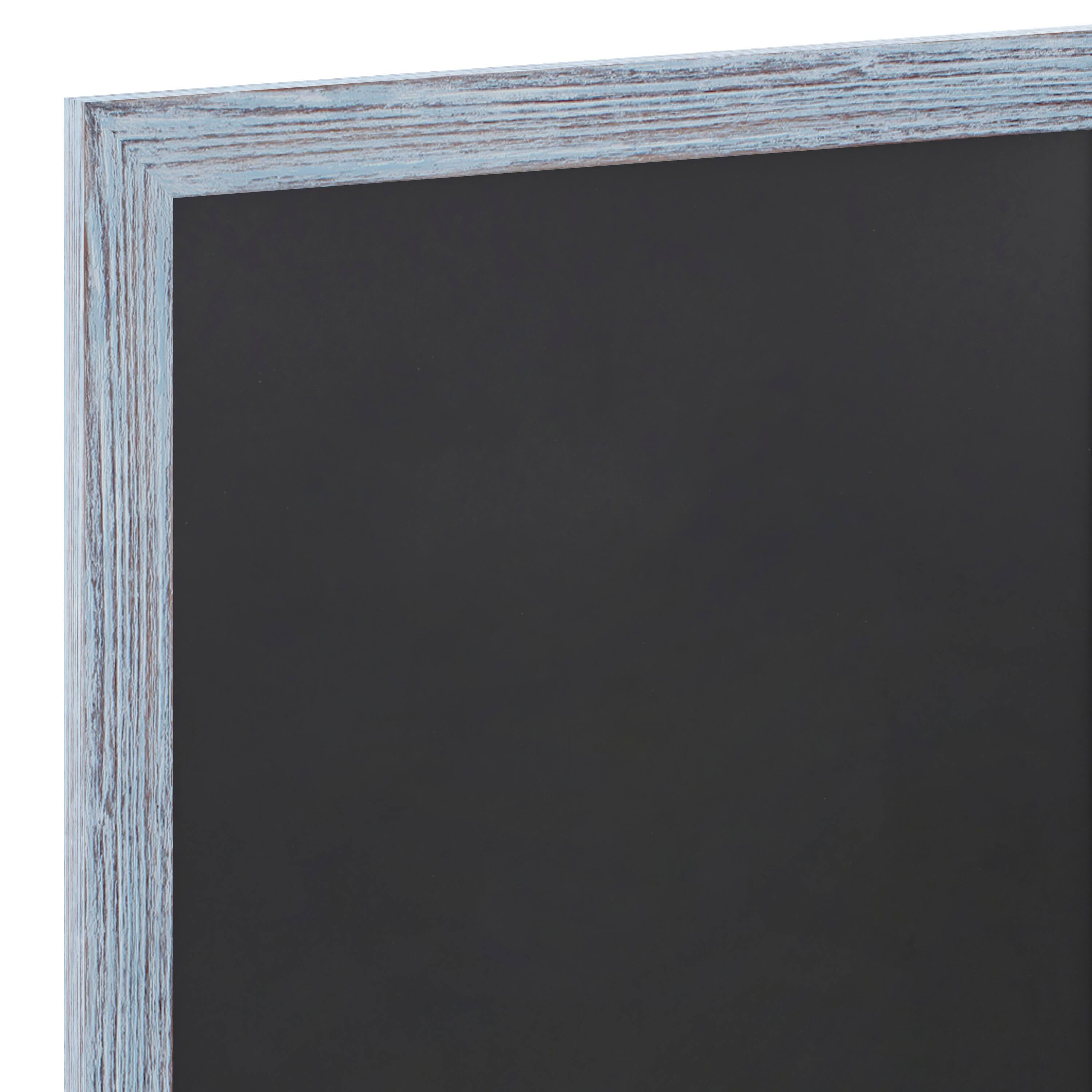 Alt View 10. Emma + Oliver - Burke Framed Decorative Wall Hanging Chalkboard with Magnetic Surface and Eraser for Weddings, Parties, Showers and More - Blue.