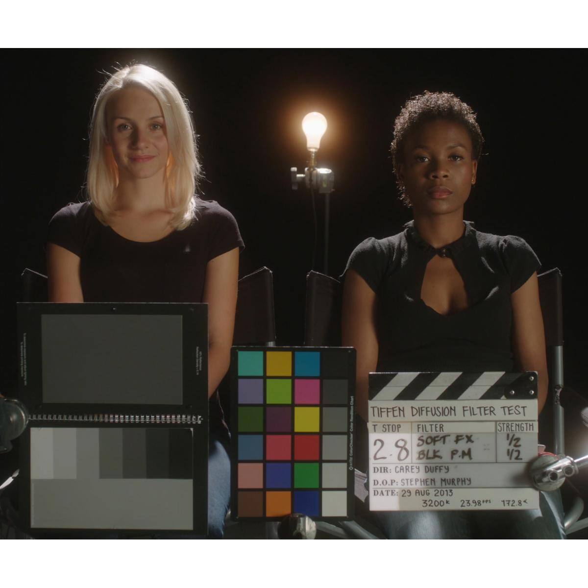 TIFFEN DIFFUSION FILTER TEST  
T STOP FILTER STRENGTH  
SOFT FX 1/2  
2.8 BLK P.M  

DIR: CAREY DUFFY  
D.O.P: STEPHEN MURPHY  
DATE: 29 AUG 2015  
3200k  
23.98F  
172.8