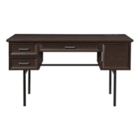 OSP Home Furnishings - Jefferson Executive Desk With Power - Espresso - Front_Zoom