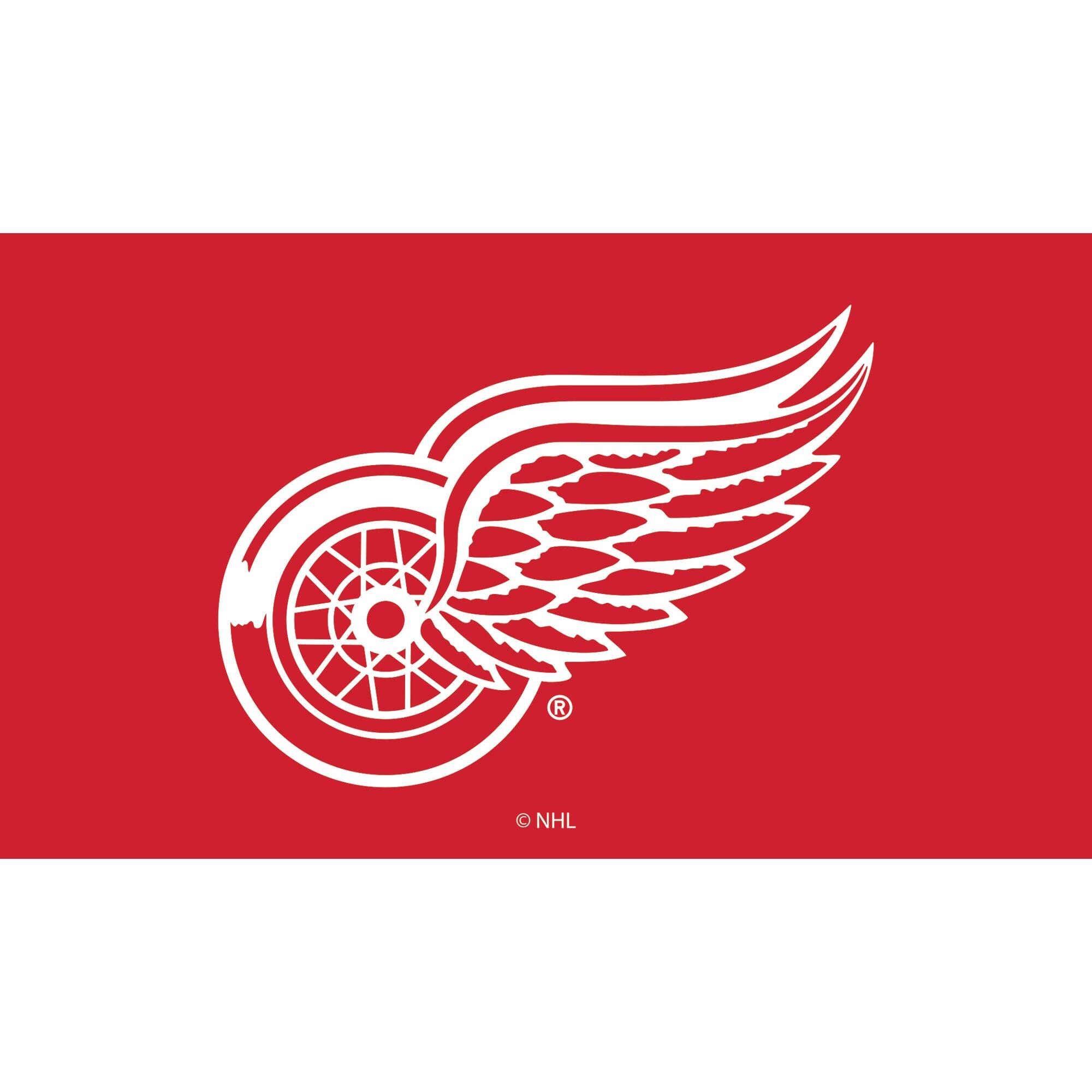 Front. Evergreen Enterprises - Detroit Red Wings 28" x 16" Turf Mat - Multicolor.