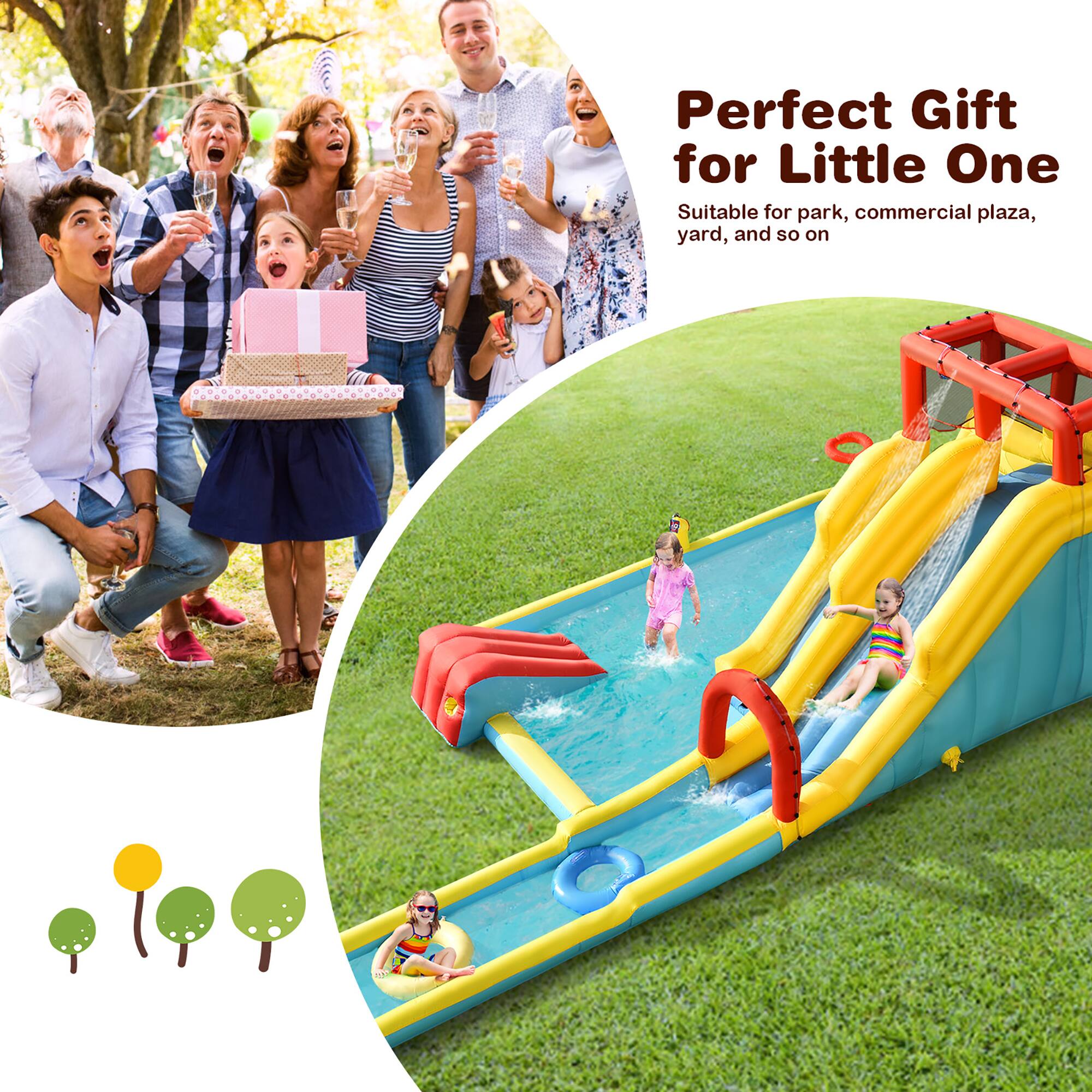 Perfect Gift for Little One Suitable for park, commercial plaza, yard, and so on.