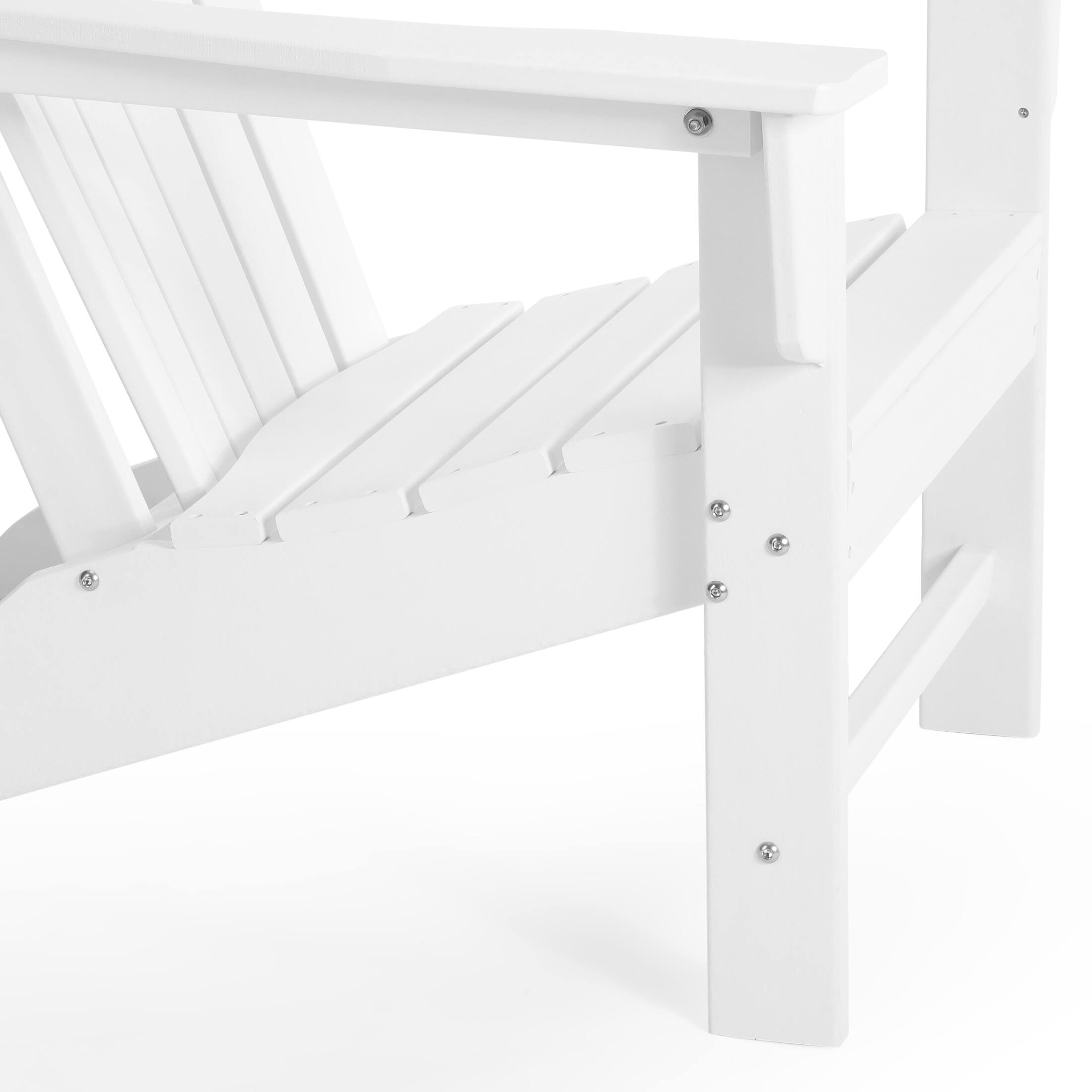 Alt View 6. WestinTrends - WestinTrends Dylan Outdoor Adirondack Chair (Set of 2) - White.