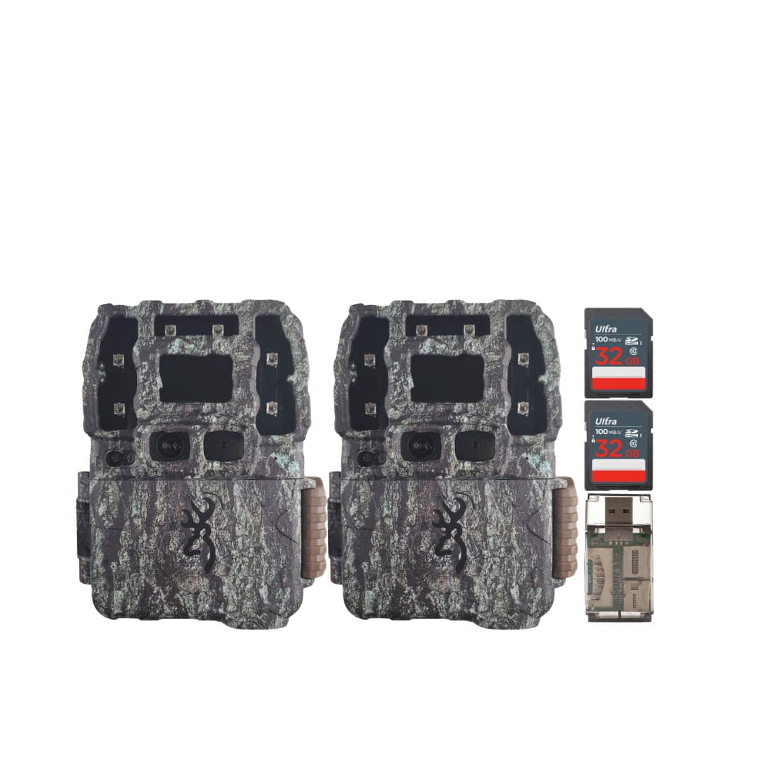 Browning - Trail Cameras Strike Force Pro DCL Nano 26MP Trail Camera 2 Pack Bundle