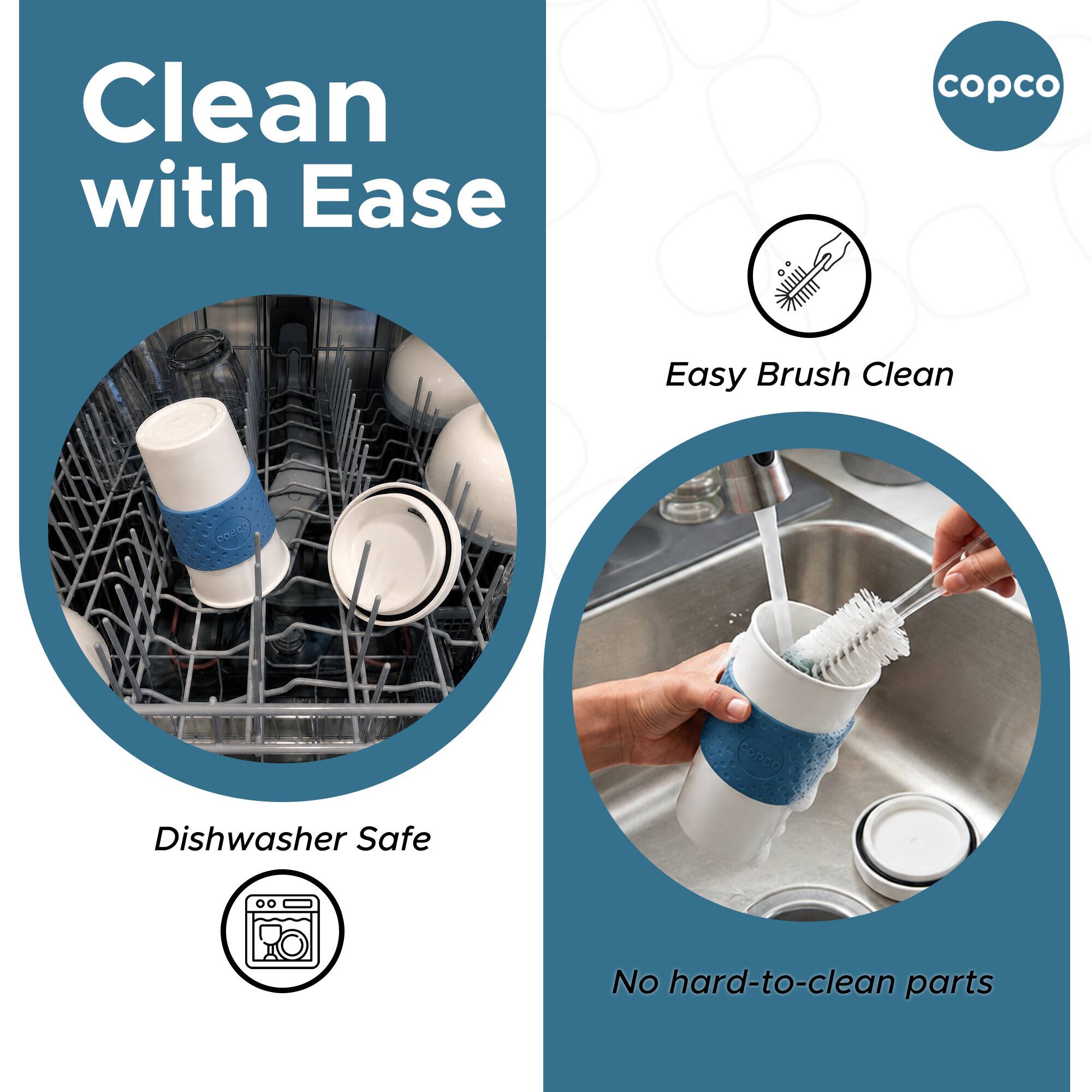 Clean with Ease  
copco Easy Brush Clean  
Dishwasher Safe  
No hard-to-clean parts