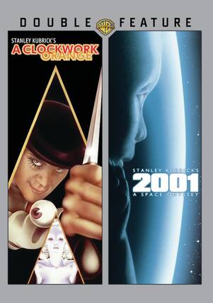 Front. Double Feature: A Clockwork Orange / 2001 A Space Odyssey - DVD.